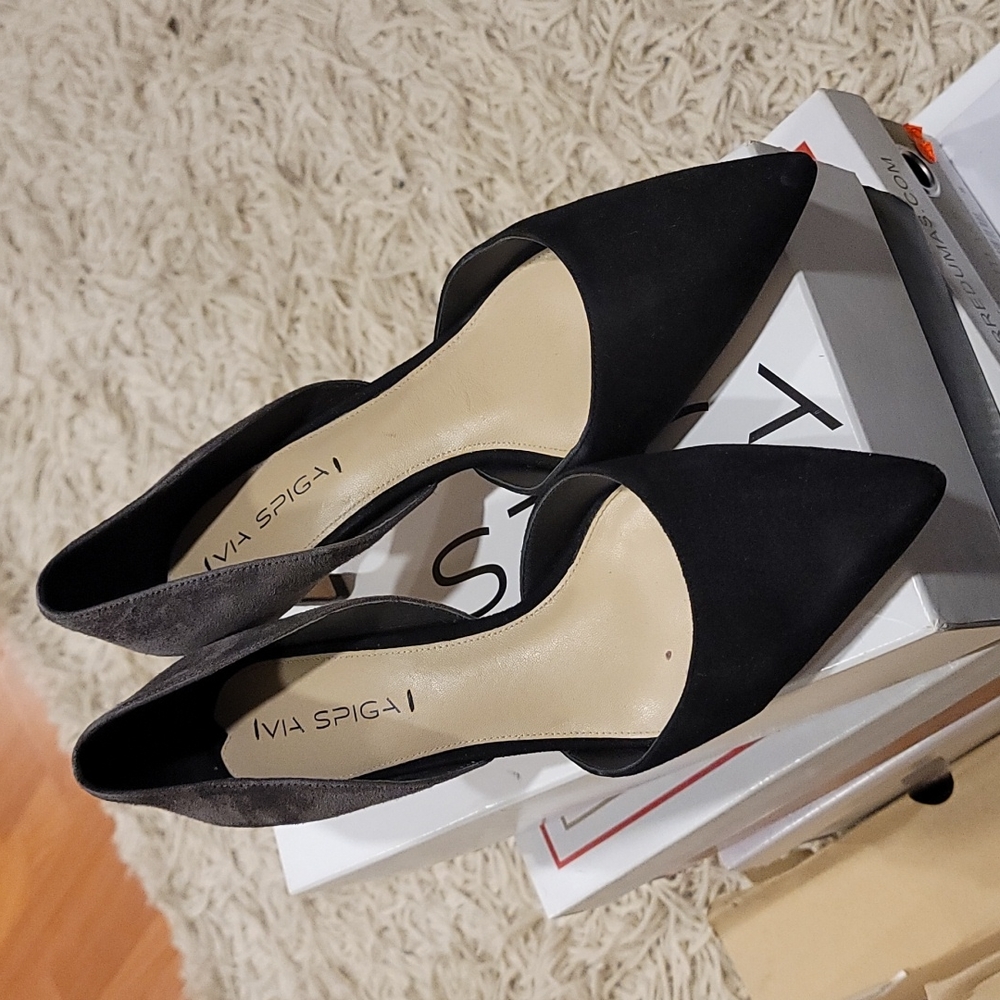 Via Spiga kitten heel pumps